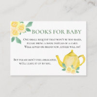 Libros para la petición de Baby Yellow Teapot Baby