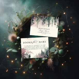 Tarjeta De Recepción Libros Para Las Montañas De Leche Forestal Encanta