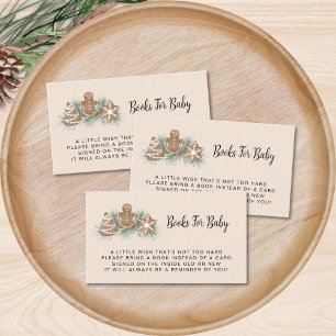 Tarjeta De Recepción Libros para Navidades bebés Baby Shower