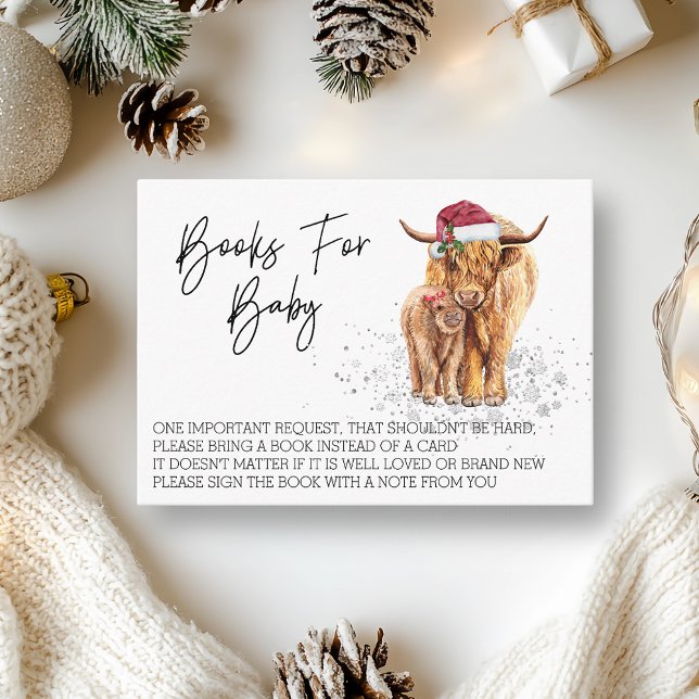 Tarjeta De Recepción Libros para Navidades de las vacas de la Highland  (Subido por el creador)