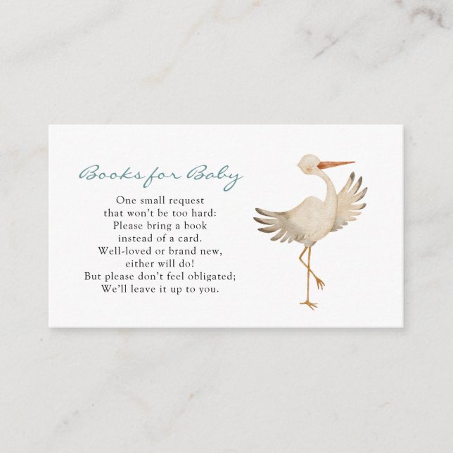 Tarjeta De Recepción Libros para niños (Anverso)