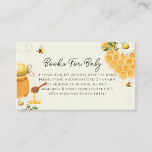 Tarjeta De Recepción Libros para panecillos de miel para bebés ducha de