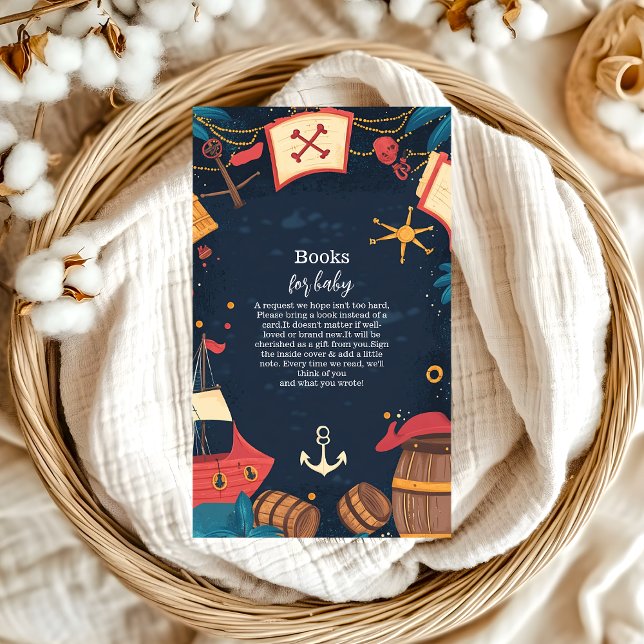 Tarjeta De Recepción Libros piratas piratas azules de la marina para be (Subido por el creador)