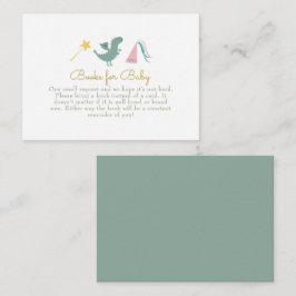 Tarjeta De Recepción Libros Princesas de cuento de hadas para la tarjet