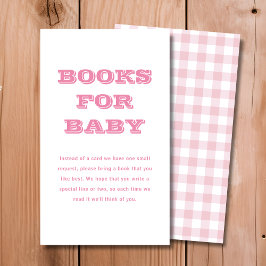 Tarjeta De Recepción Libros rotos para bebé | Baby Shower