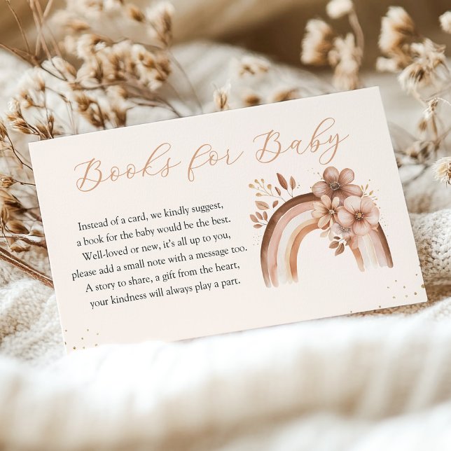 Tarjeta De Recepción Libros rusos de arcoiris neutrales para bebé (Subido por el creador)