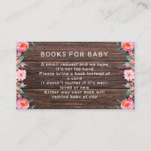 Libros Rústicos De Flores Rosa Para Bebés