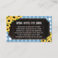 Libros Rusticos De Gingham Y Sunflower Para Bebés
