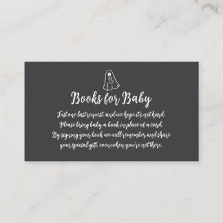 Tarjeta De Recepción Libros "Spooky Sweet Little Boo" para bebé