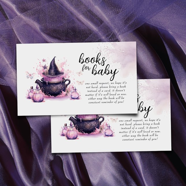 Tarjeta De Recepción Libros temáticos de Halloween para el Baby Shower  (Subido por el creador)