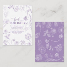 Lilac Lavender Vintage Libros Florales Para Bebés