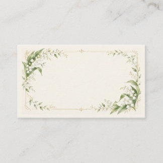 Tarjeta De Recepción Lily of the Valley Enclosure Card