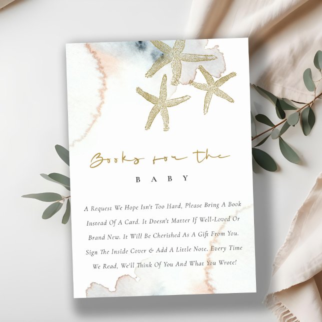 Tarjeta De Recepción Lindo Estrellas de Mar Dorado Azul Exposición Rega (Subido por el creador)