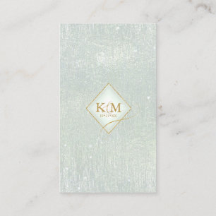 Tarjeta De Recepción Línea fina de oro Resumen Deseamos Bueno Sage ID86