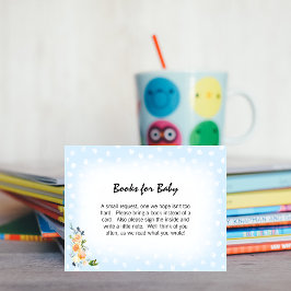 Tarjeta De Recepción Lion Cub Blue Books Para El Juego De Baby Shower