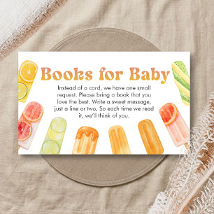 Tarjeta De Recepción Listo para estallar Libros para Baby Shower de Pop