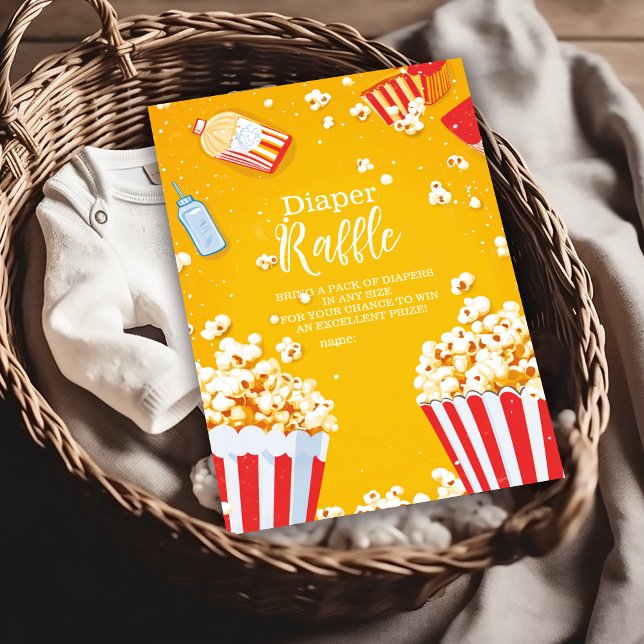 Tarjeta De Recepción Listo para usar Baby Shower Diaper Raffle (Subido por el creador)