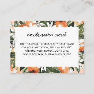 Tarjeta De Recepción Little Cutie Baby Shower