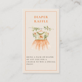 Tarjeta De Recepción Little Cutie Citrus Naranja Baby Shower