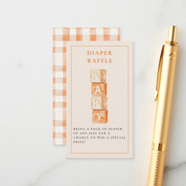 Tarjeta De Recepción Little Cutie Citrus Naranja Baby Shower (Anverso/Reverso In Situ)