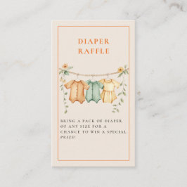 Tarjeta De Recepción Little Cutie Citrus Naranja Baby Shower