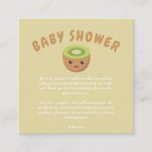Little Cutie Kiwi Baby Shower