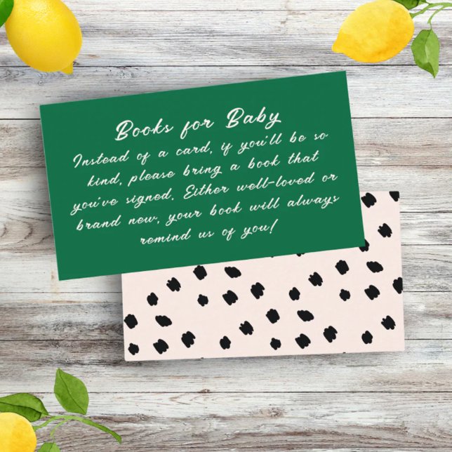 Tarjeta De Recepción Little cutie on the way Lemon books for baby (Subido por el creador)