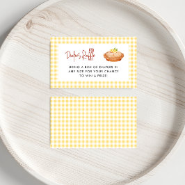 Tarjeta De Recepción Little Cutie Pie está en el camino Diaper Raffle