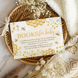Tarjeta De Recepción Little Honey  Books for Baby Card