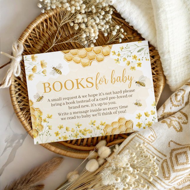 Tarjeta De Recepción Little Honey  Books for Baby Card (Subido por el creador)