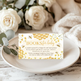 Tarjeta De Recepción Little Honey  Books for Baby Card