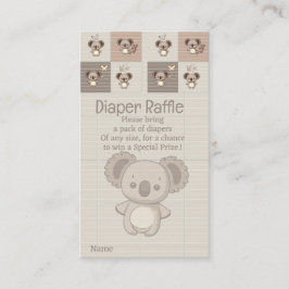 Tarjeta De Recepción Little Koala Bliss