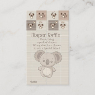Tarjeta De Recepción Little Koala Bliss