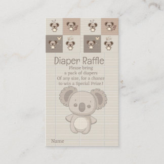 Tarjeta De Recepción Little Koala Bliss
