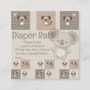 Tarjeta De Recepción Little Koala Bliss