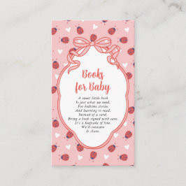 Tarjeta De Recepción Little Lady on the Way Books for Baby