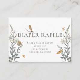 Tarjeta De Recepción Little Love Bug Wildflower Baby Shower