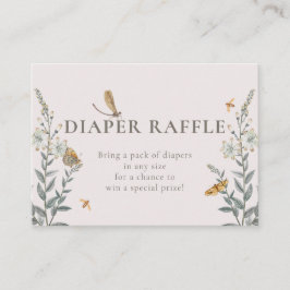 Tarjeta De Recepción Little Love Bug Wildflower Baby Shower