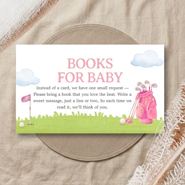 Tarjeta De Recepción Little Putter Golf Baby Shower Books for Baby (Subido por el creador)
