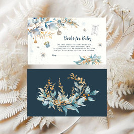 Tarjeta De Recepción Little Snowflake Clothesline Books for Baby Insert