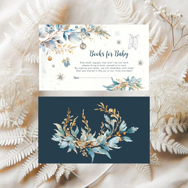 Tarjeta De Recepción Little Snowflake Clothesline Books for Baby Insert (Subido por el creador)