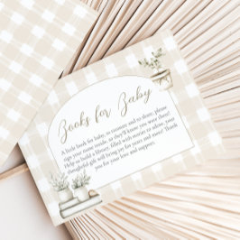 Tarjeta De Recepción Little Sprout Baby Shower