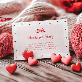 Tarjeta De Recepción Little Sweetheart Books for Baby Card 