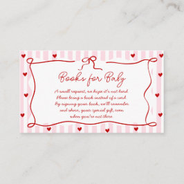 Tarjeta De Recepción Little Sweetheart Valentine Books for Baby Card