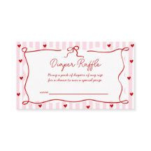Little Sweetheart Valentine Diaper Raffle Baby