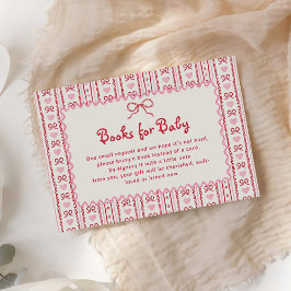 Tarjeta De Recepción Little Sweetheart Valentines Books for Baby Card