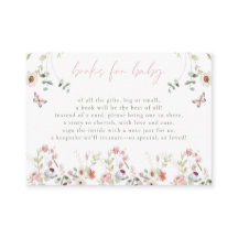 Little Wildflower Butterfly Girl Baby Shower