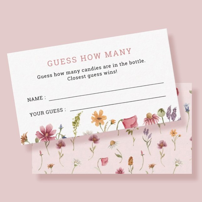 Tarjeta De Recepción Little Wilflower adivina cuántos juegos (Subido por el creador)