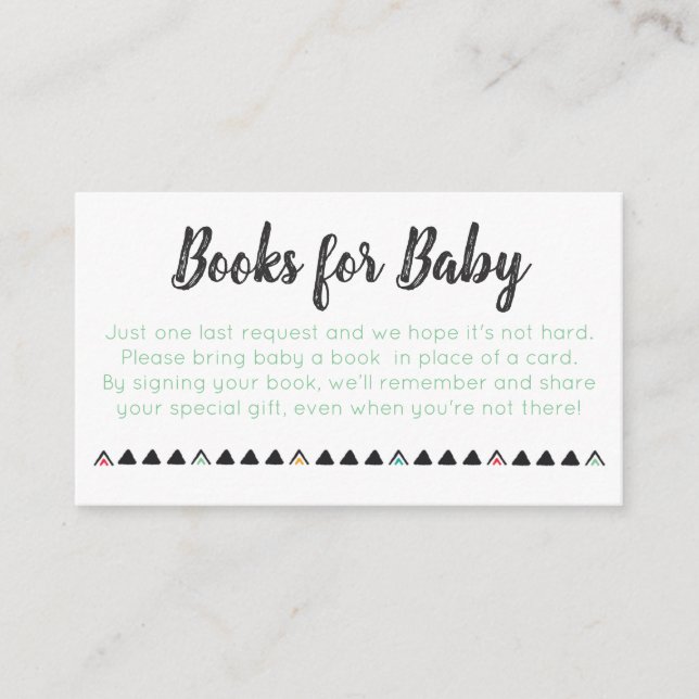 Tarjeta De Recepción Llama Mama Books Para El Bebé (Anverso)
