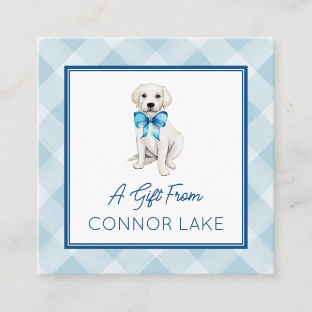 Tarjeta De Recepción Llamadas personalizadas de acuarela en blanco de l (Anverso)